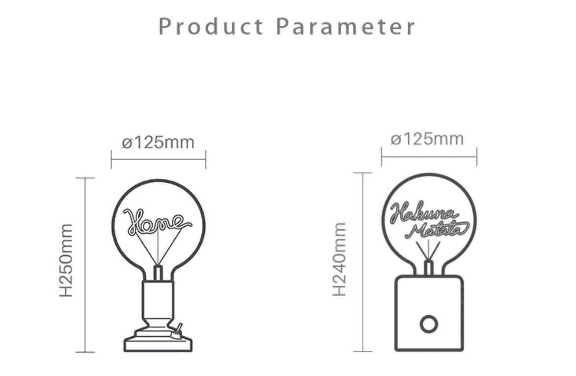 Dog series (wireless table lamp)